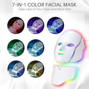 EVERTONE OMNIGLOW LED Face & Neck Microcurrent THERAPY MASK - 7 Colors